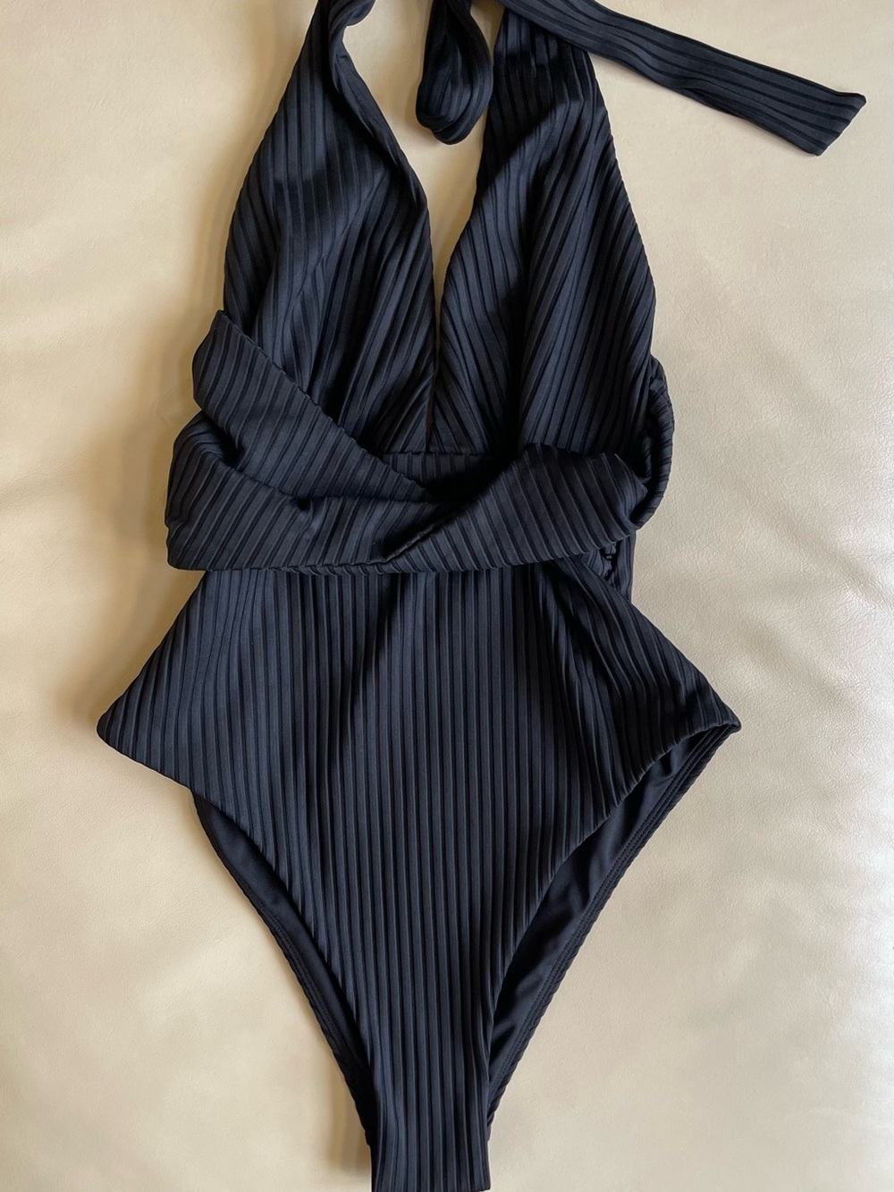 L*Space Coast to Coast Halter One-Piece Swimsuit; Color: Black; Size: Small - Picture 8 of 15